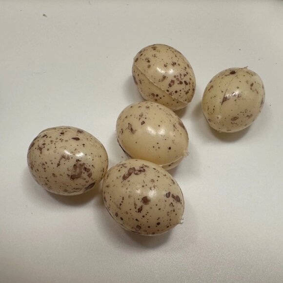 Vintage Painted Wooden Decorative Mini Cabinet w/Birds-Nest & Eggs - Picture 16 of 16